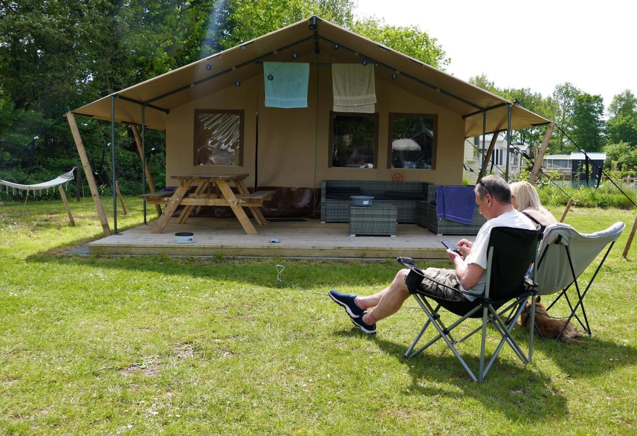 Safaritent Sarek, Wolvenspoor 10 Vledder Exterior foto